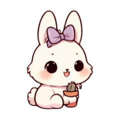 かわいいウサギたち。 - LINE スタンプ | LINE STORE