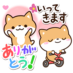 Sticker of Cute Shiba (BIG2)