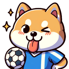 Soccer favorite Japanese midget Shiba