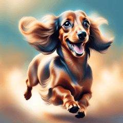 "Miniature Dachshund Expressions"