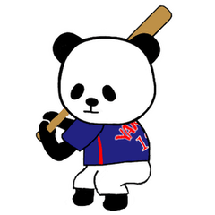 Baseball panda.