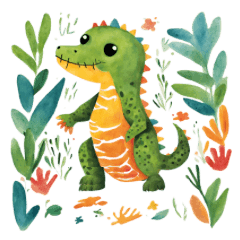 colorful reptile