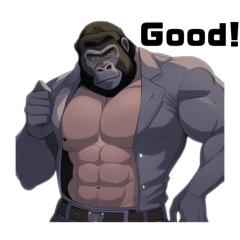 good luck gorilla