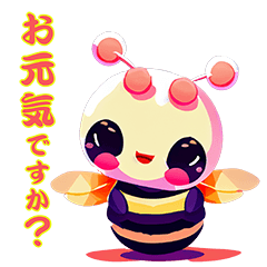 cute Japanese bees