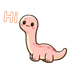 Cute Dumb little Dinosaur-text version