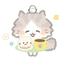 ふんわり♡ねこねこスタンプ