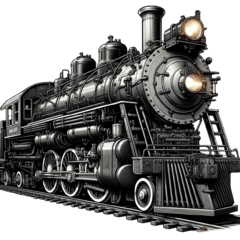 Nostalgic steam locomotives