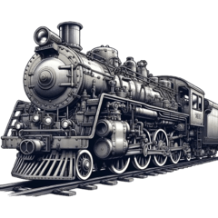 昔なつかしい日本の蒸気機関車