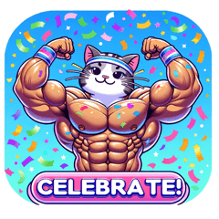 Bodybuilding Cats' Daily Life