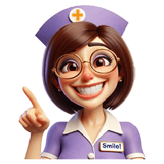 Happy Nurse: A smile heals everyone!
