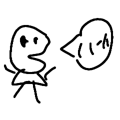 ぼくが作ったスタンプです!