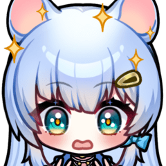 Glis Gliridae 2.0 vtuber move sticker
