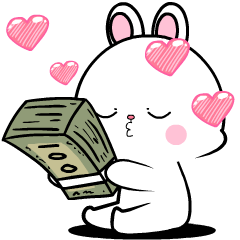 Lovely Rabbit 21 : Animated Sticker