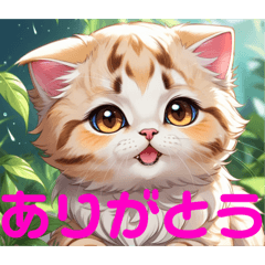 Cat stickers  cute kitten  240303