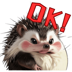 Quirky Hedgehog Sticker Pack 1