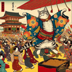 40 Ukiyo-e Cats Collection Vol.2