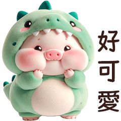 Piggy Dino so cute [TW]