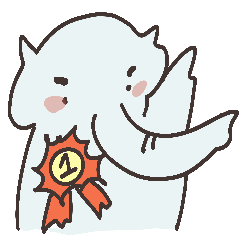 Elephant big sticker