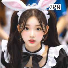 JPN 20 year old beautiful maid