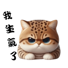 Leopard Cat angry