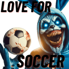熱愛足球的兔子