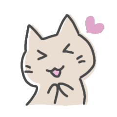 Cat  stickers by Pukuko