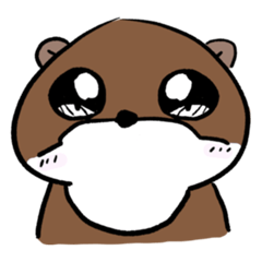 Very Cute ! Animal Otter Stickers