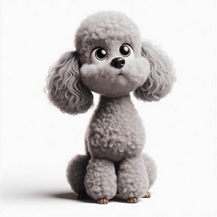 Toy Poodle Greeting Stamps