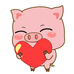 Pink pig piggy 2(Animated)