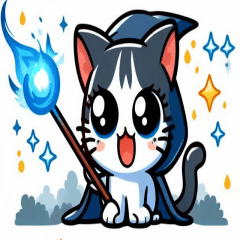 Wizard Cute Cat