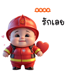 My name is ***: Ver.Firefighter boy