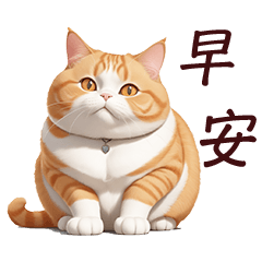 뚱뚱한 오렌지 고양이 - 일상 대화