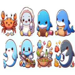 Sea's Cute Friends Part 1