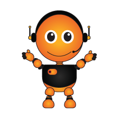 Orange robot admin