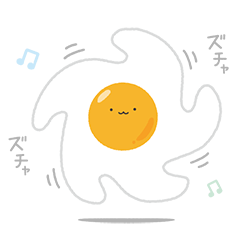 Cute fried egg daily life