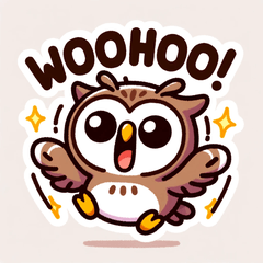 Owl's Happy Moments