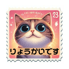 cat STAMP Japanese