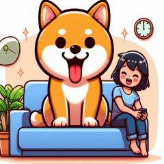 A day cute Shiba