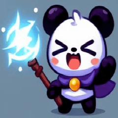 Wizard Cute Panda 2