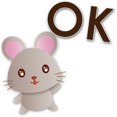 可愛老鼠--職場同事朋友常用