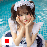 JP 27 year old maid swimsuit girl