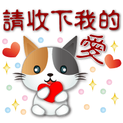 可愛花貓--常用語*.*