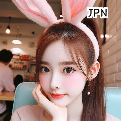 JPN 27 year old rabbit cosplay