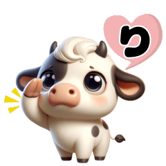 "Mini Moo Magic - Cute Cow Stickers"