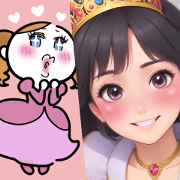 Princess in love.