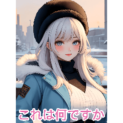 Anime Winter Girl (daily language)