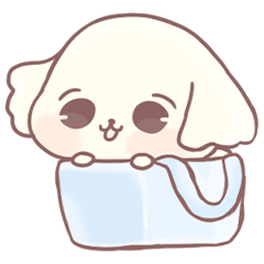 tiny dog stickers – LINE stickers | LINE STORE