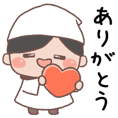 greeting words Kobito-kun [white-boy]