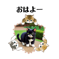 AI猫スタンプ３