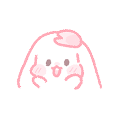 Um coelho nascido de flores de cerejeira